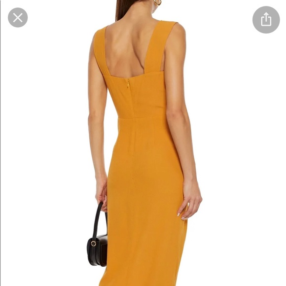 Reformation Graciella split-front crepe midi dress - Picture 2 of 13